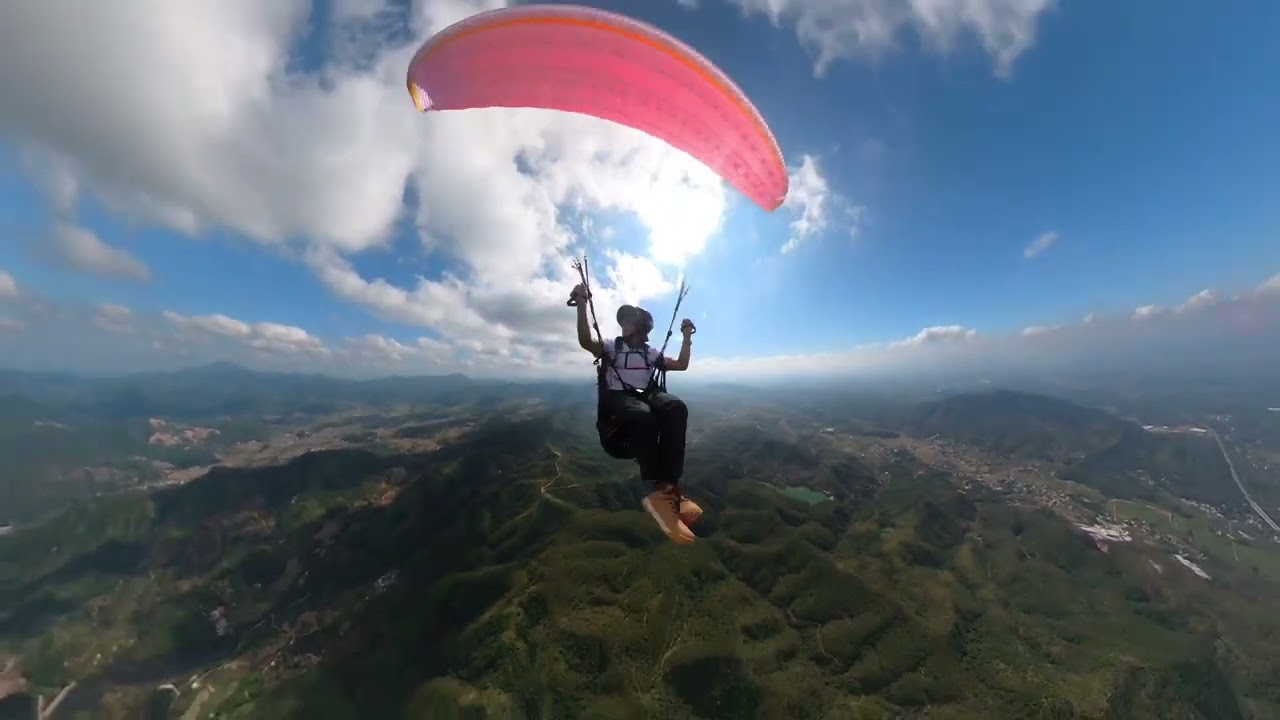Paraglide with Gongzhuling flying club China