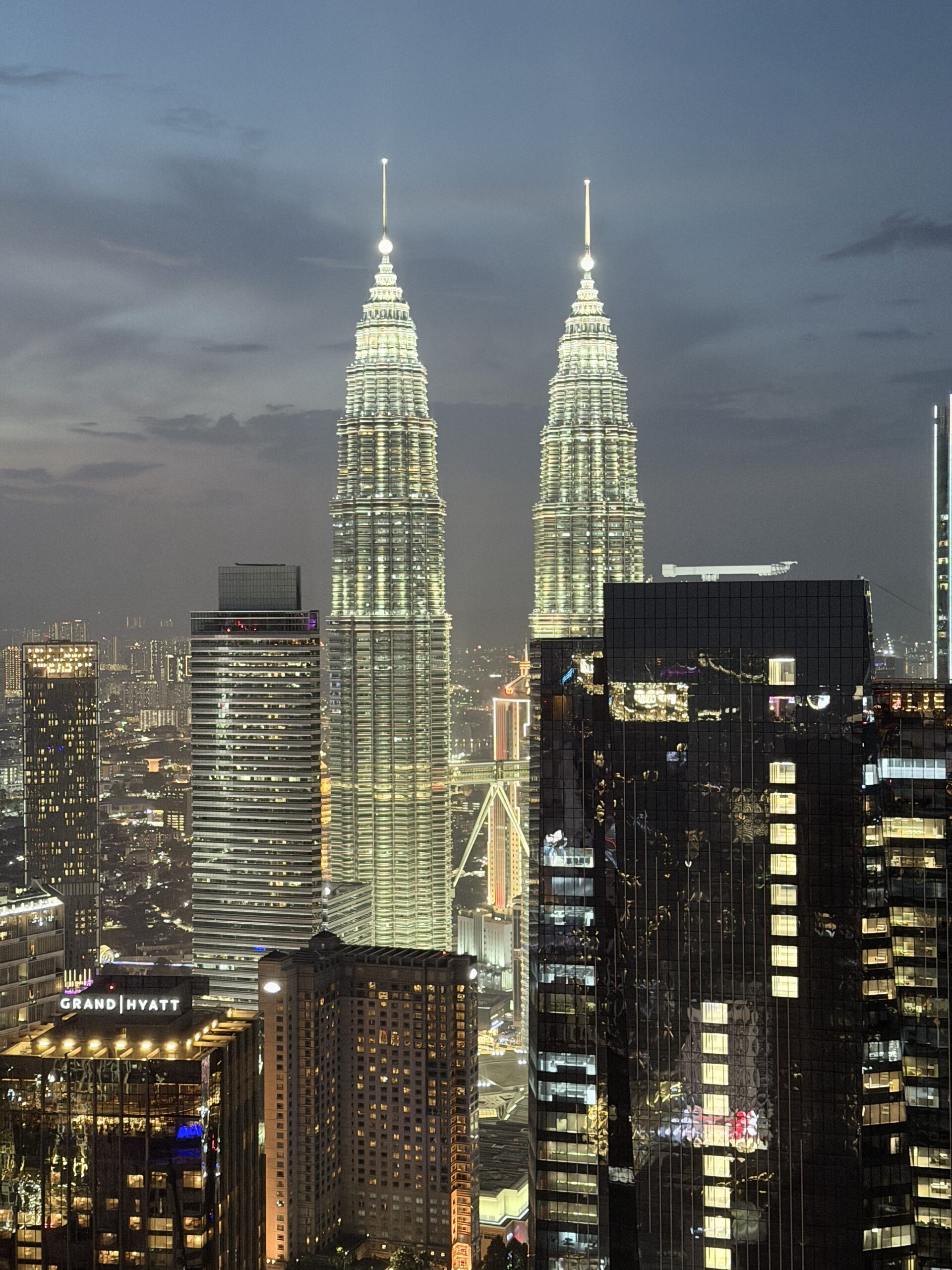 A flight around Kuala Lumpur